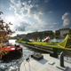 Illustration for article titled Land Rover Built A Floating Futuristic Mini-Golf Course To Off-Road On